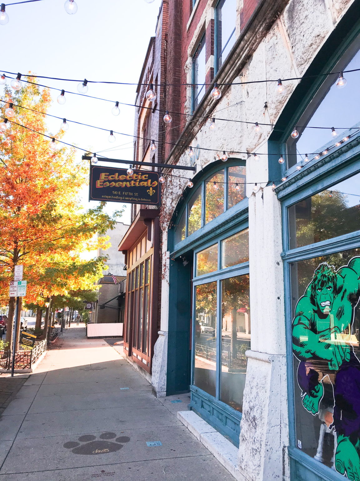 Halloween Morning in Dayton's Oregon District